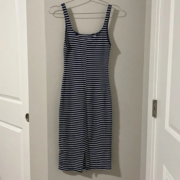 Zara Stripe Midi Dress - Picture 2 of 5
